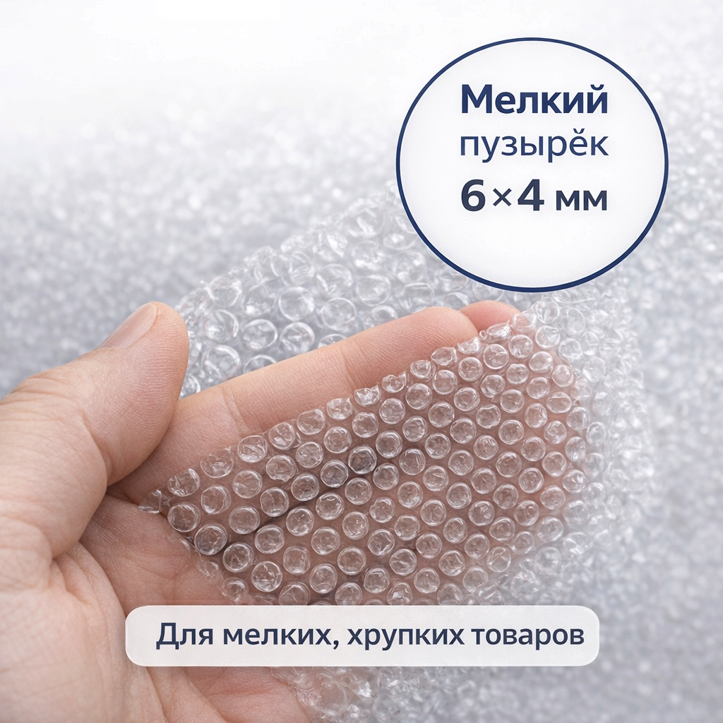 Воздушно-пузырьковая пленка Infinity Works, 60 см 100 м, полиэтилен, 10000 см., 1 шт.